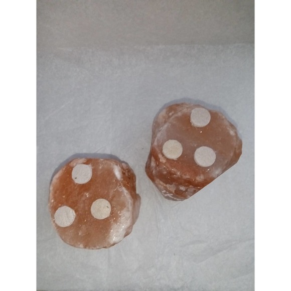 Set of 2 Pink Himalayan Salt Tealight Candle Holder - Picture 3 of 5